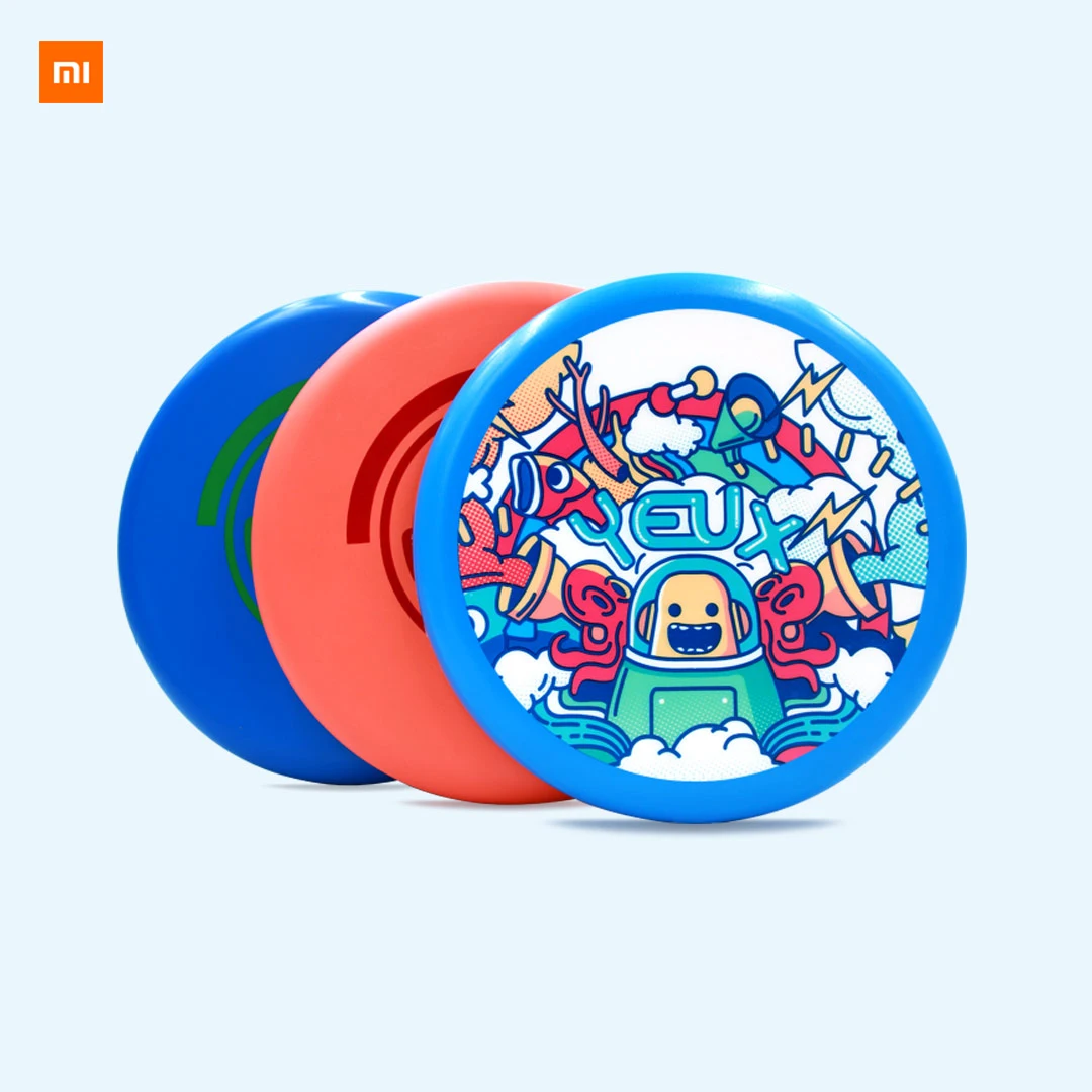 

New Xiaomi Mijia Youpin Yuedu outdoor sports all-in-one soft Frisbee Safe and harmless colorful cartoon sensory training