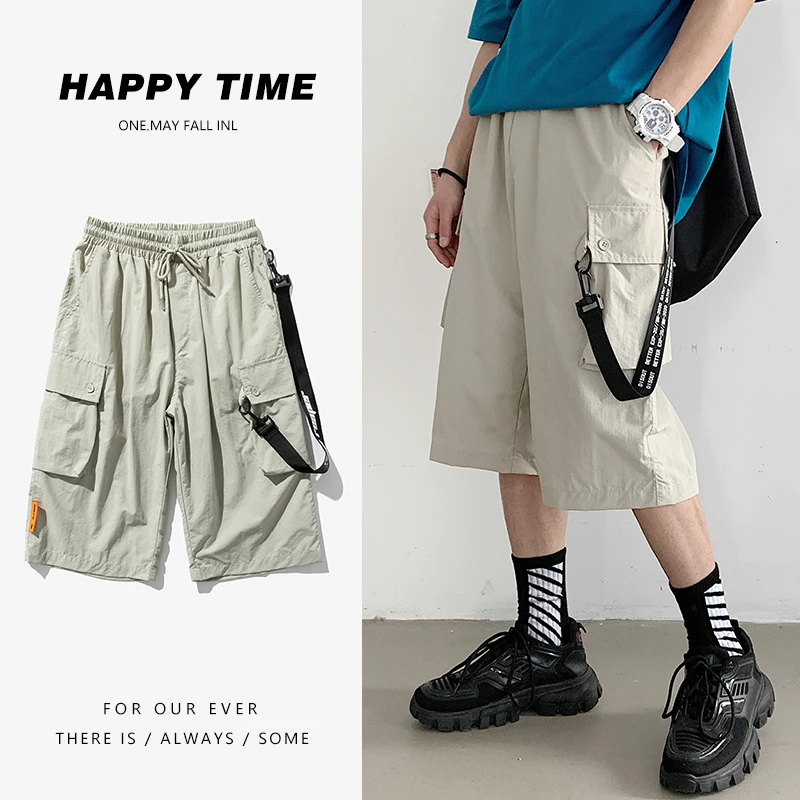 

Privathinker Men Spring Straight Loose Cargo Pants 2020 Mens Casual Japan Style Sweatpants Male Korean Trousers Fashion Oversize