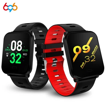 

696 K10 Plus Smart Watch Waterproof IP68 Heart Rate Blood Pressure Smartwatch Activity Fitness Tracker Sport Smart Wristbands