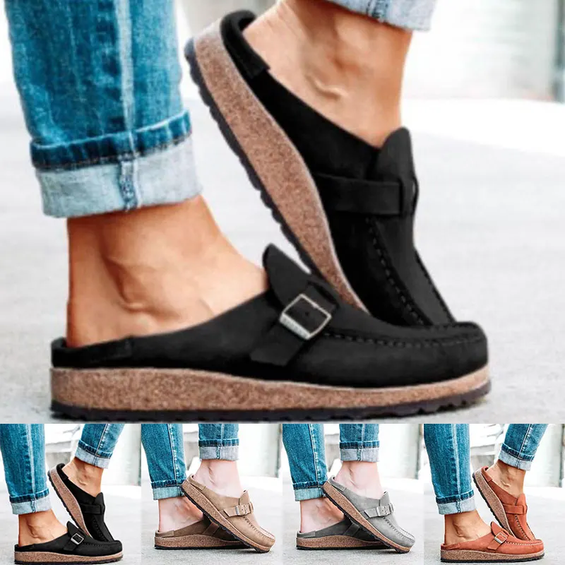 Босоножки без шнуровки для улицы Повседневные Удобные босоножки на низком