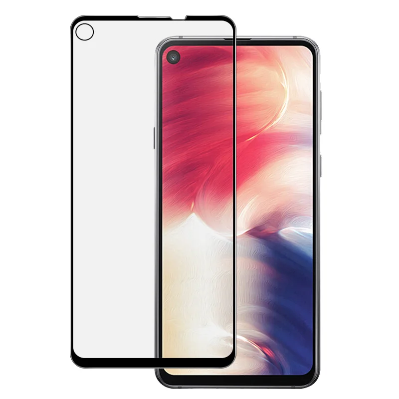 Черный Для samsung Galaxy A8s стекло для телефона samsung A8s закалённое стекло IMAK полное покрытие Pro пленка для SM-G8870 A8 S Защита от царапин - Цвет: Черный