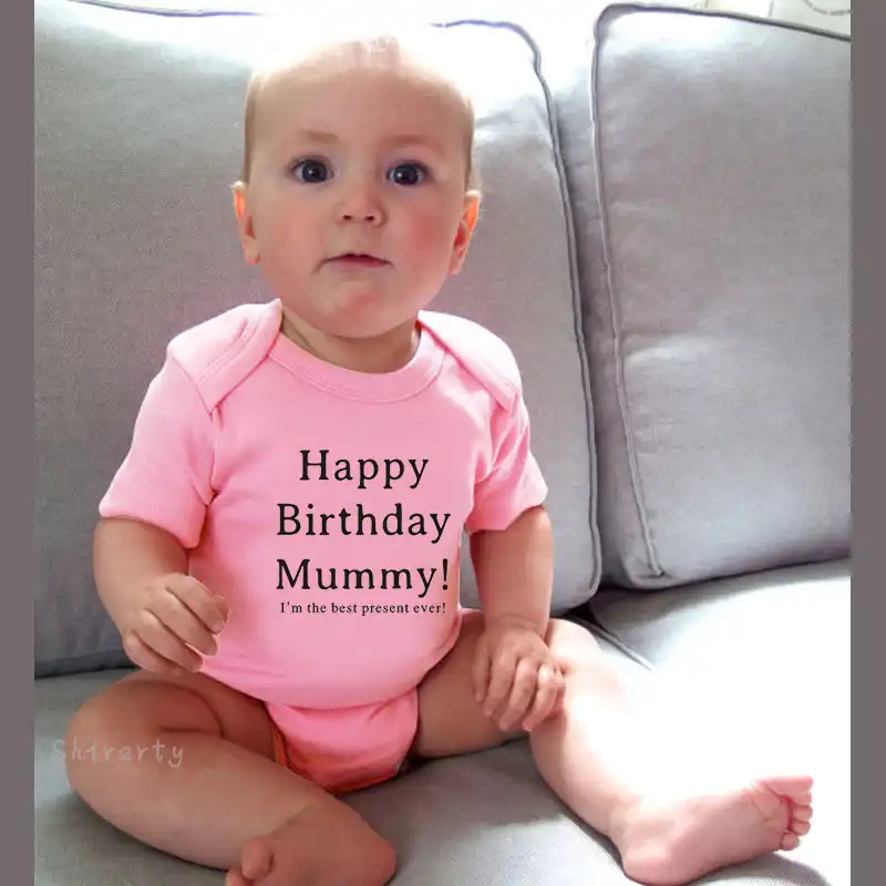 happy birthday mummy baby clothes