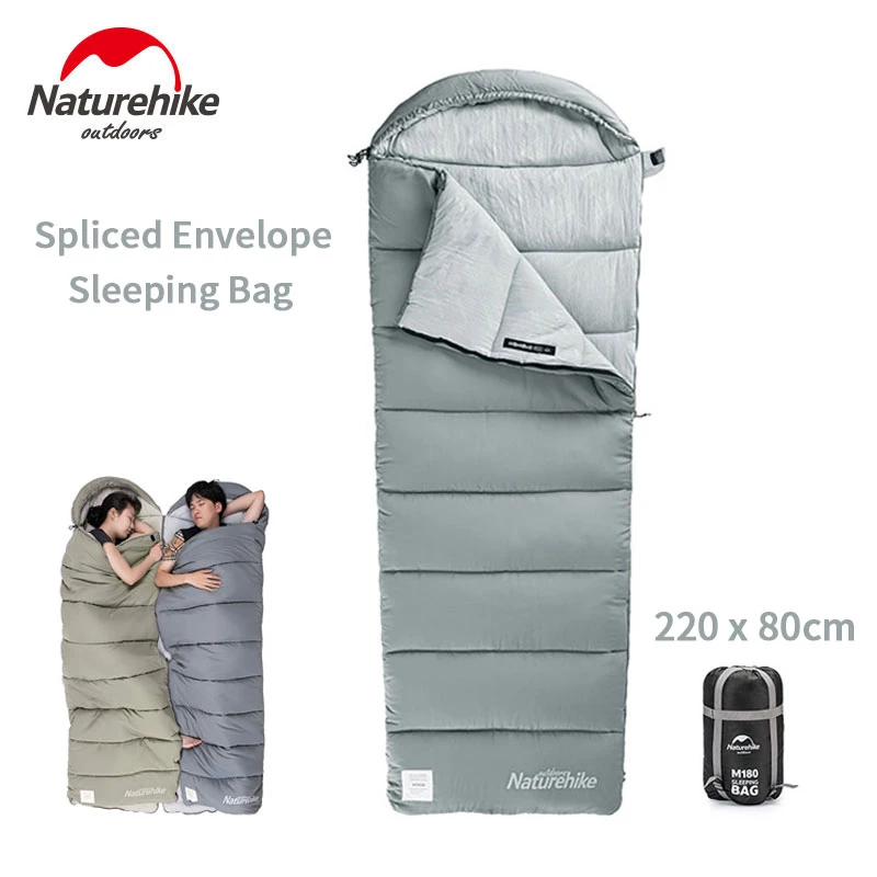 Спальный мешок Naturehike хлопковый для кемпинга комбинированный портативный