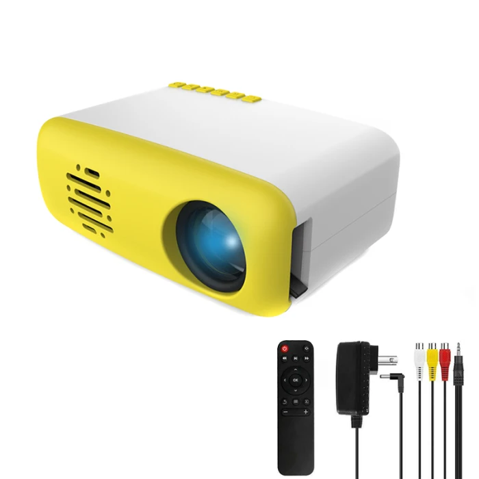 Мини ЖК-проектор HDMI высокой четкости домашний медиаплеер для личного театра вечерние DQ-Drop