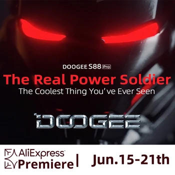 

IP68/IP69K DOOGEE S88 Pro Rugged Phone 10000mAh BIG Battery Quick Changing Helio P70 Octa Core 6GB RAM 128GB ROM Android 10 OS