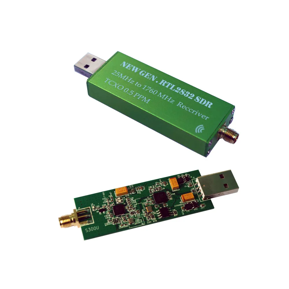 С TCXO температура-Компенсированный кварцевый генератор RTL-SDR приемник RTL2382U SDR программное обеспечение радио приемник TXCO