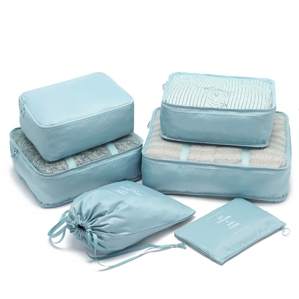 6 шт./Партия набор упаковочных кубиков для путешествий органайзер большой