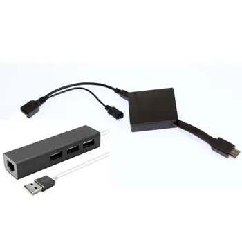 

3 Port USB HUB LAN Ethernet Connector & OTG Adapter For Fire Gen 2 3 &4 Adapter