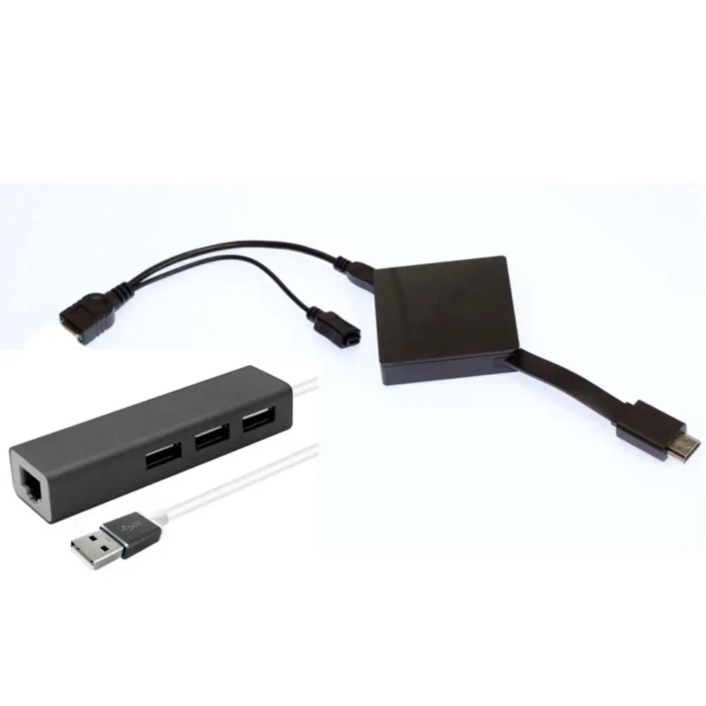 3 порта usb хаб LAN Ethernet разъем и OTG адаптер для Fire Gen 2 4 адаптер|Адаптеры AC/DC| |