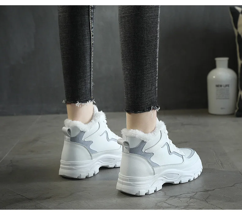 Very Good Quality Outdoor Winter Plush Casual Shoes wear Female Snow Boots Footwear zapotos mujer Warm sneakers