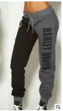 Женский спортивный костюм XS ~ 5XL для бега отряд самоубийц Харли Квинн джоггеры