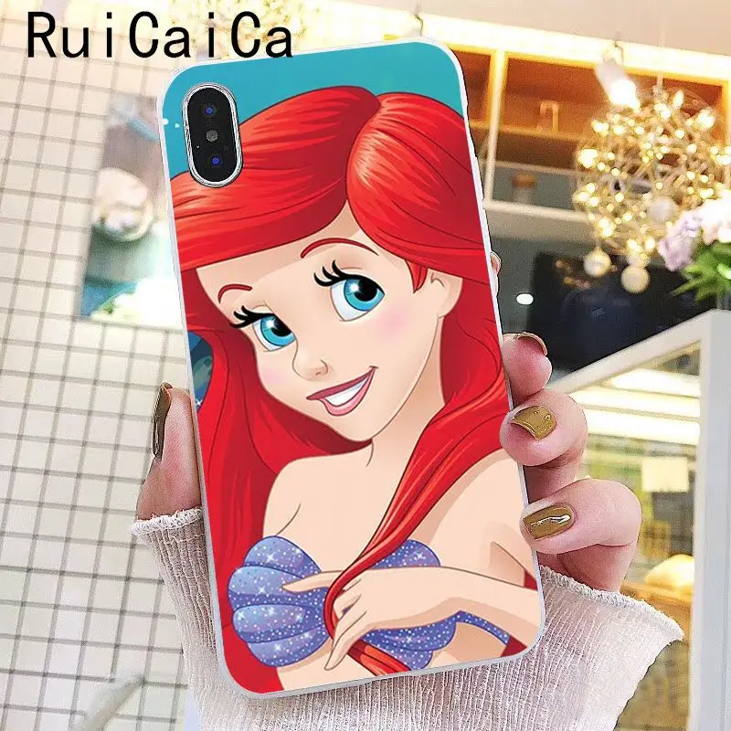 Ruicaica Принцесса Ариэль маленькая Русалка Новинка чехол для телефона Fundas чехол для iPhone 6S 6plus 7 7plus 8 8Plus X Xs MAX 5 5S XR 10 - Цвет: A11