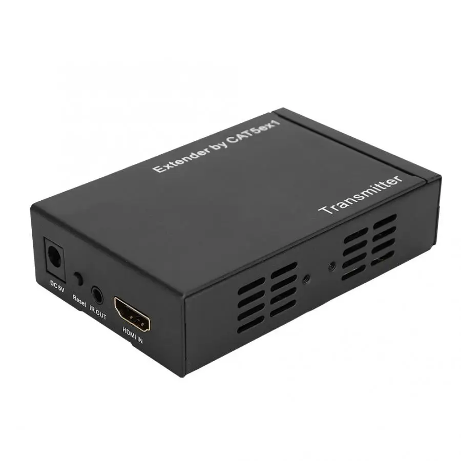 100 м HDMI удлинитель Full HD 1080P один CAT5E/CAT6(TCP/IP) передатчик и приемник США 100-240 В адаптер