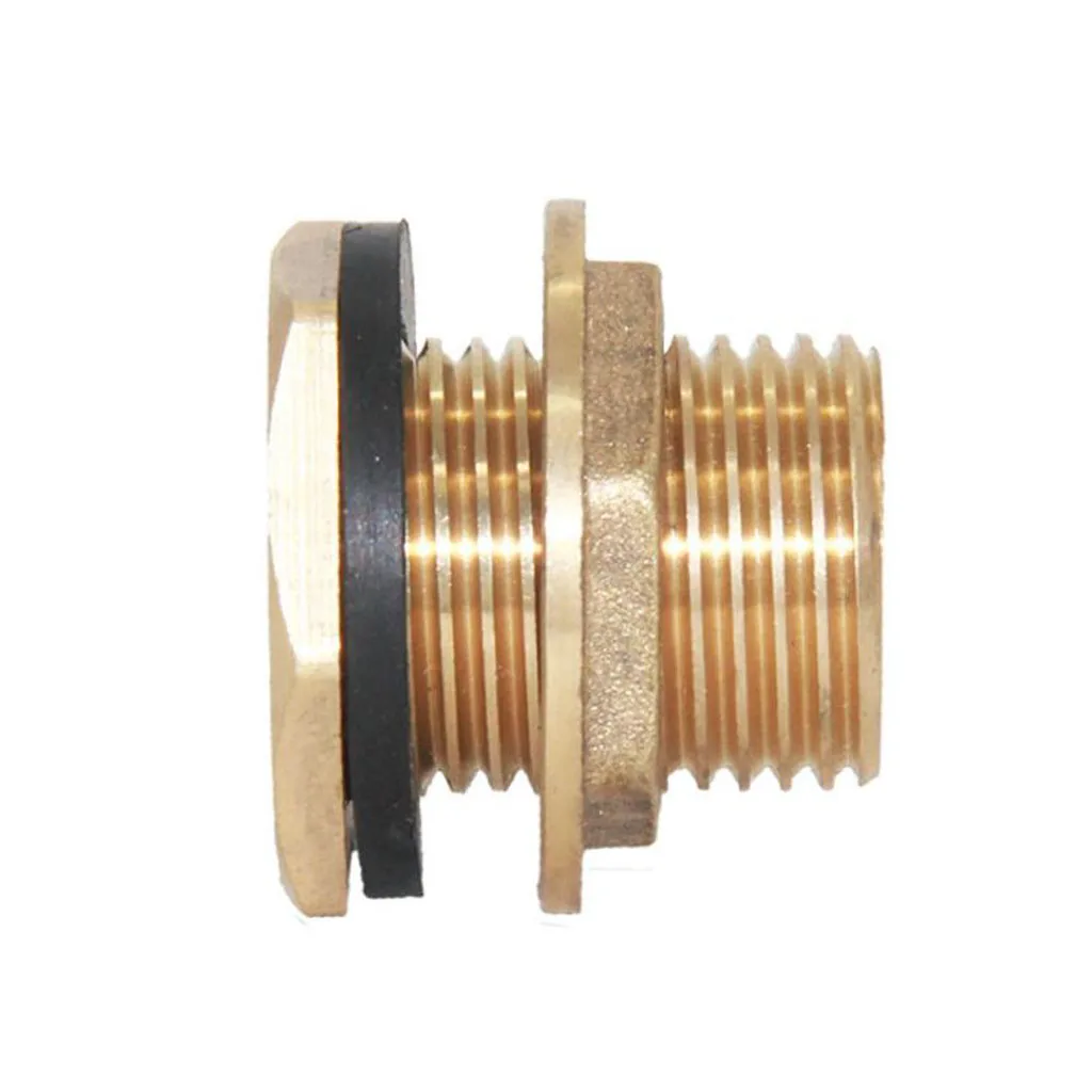DN15 Brass Water Tank Hose Connector Water Tube Pipe Connector Adapter Tap Fittings Cistern Hose Connector 26.5mm