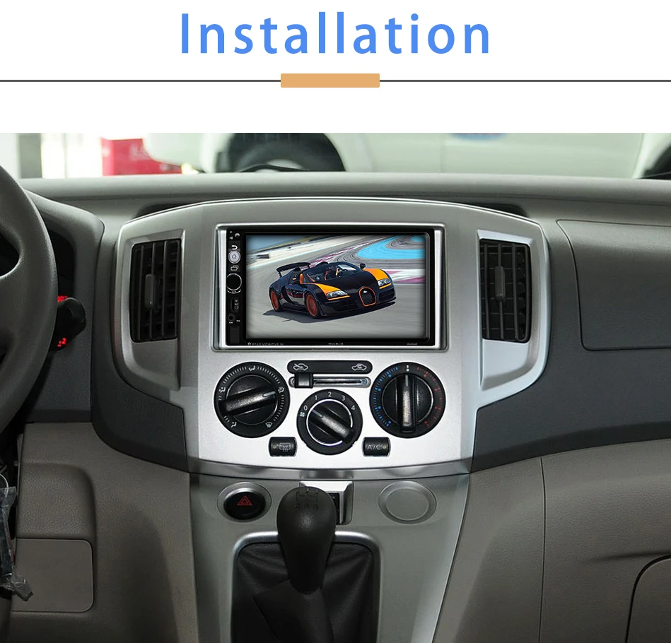 7-дюймовый автомобильный радиоприемник для Apple Carplay 2 Din Android 8.1 автомобильный мультимедийный плеер универсальный GPS-навигация BT динамик с сенсорным экраном DAB USB сабвуфер Wi-Fi авто стерео аудио нет DVD