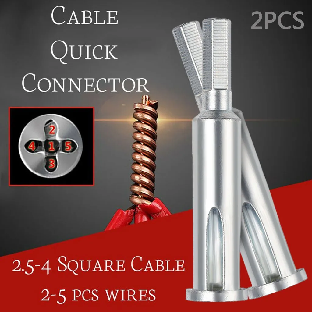 

Electrical Twist Wire Tool 5 Hole Electrician Universal Automatic Twisting Wire Stripping Doubling Machine Connector