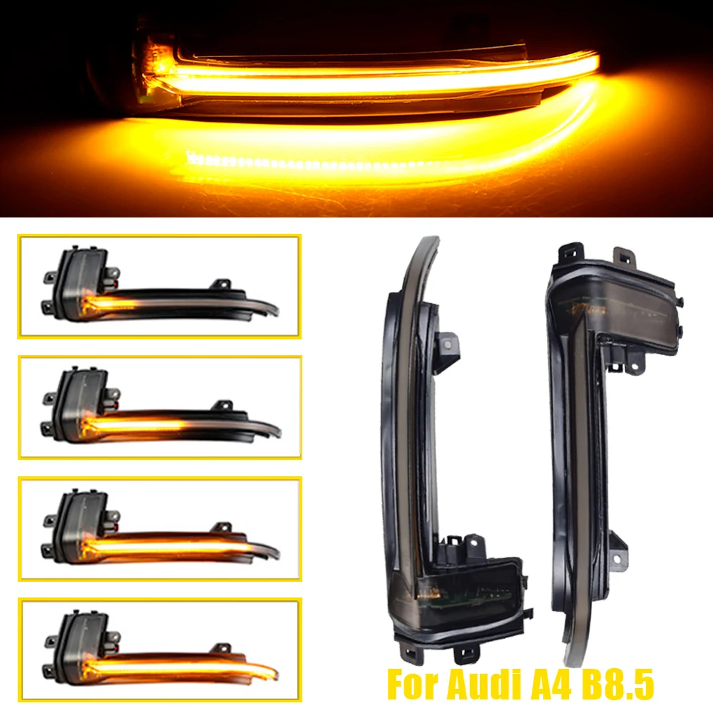 

LED Dynamic Turn Signal Light Flowing Water Blinker Sequential Indicator Blinker For Audi A4 A5 B8 B8.5 A3 8P Q3 A6 C6 4F D3 8K