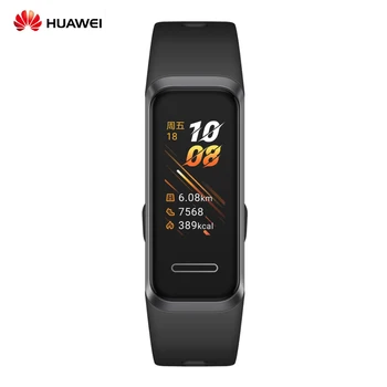 

HUAWEI Band 4 0.96-Inches 5ATM Waterproof Smart Bracelet 9 Sports Mode Fitness Tracker Pedometer Smartwatch for Android/iOS