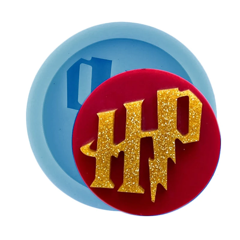 Силиконовая форма HP с надписью для телефона ручная работа брелока из эпоксидной