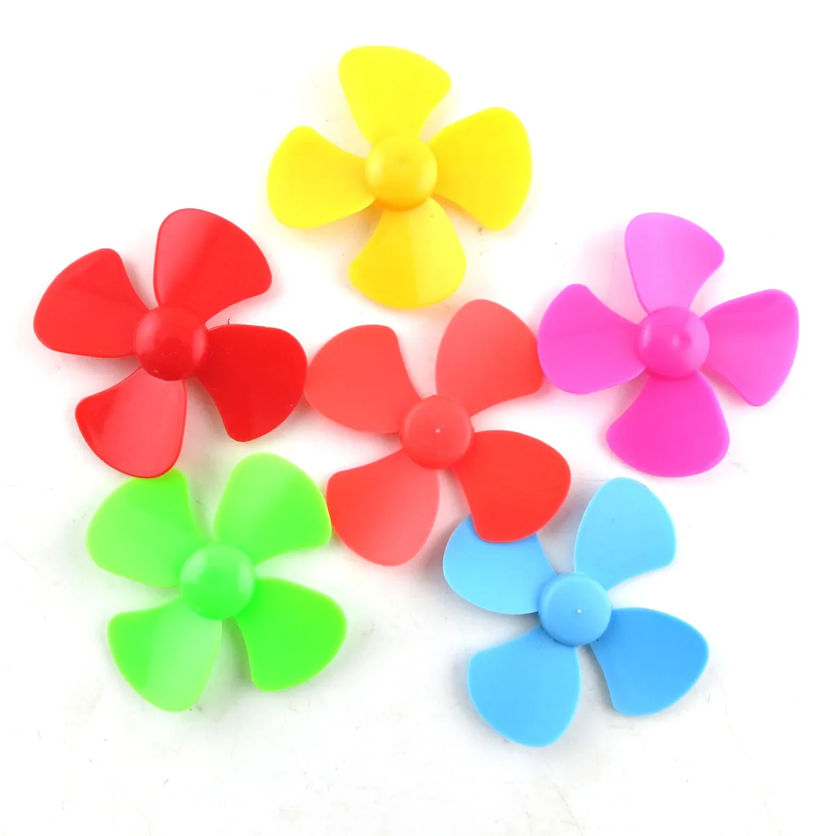 1pcs 100 mm four propellers The wind leaf blades Plastic toys accessories 