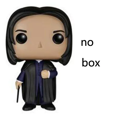 Funko Pop Movie Гарри Поттер Гермиона Рон Добби Луна персонажи Дамблдор 10 см Виниловая кукла Фигурка Коллекция Модель игрушки - Цвет: SNAPE05 no box