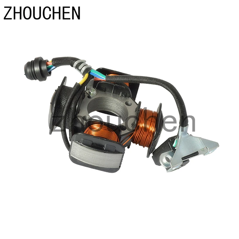 Motorcycle 5 Wire 4 Poles For Honda CG125 ZJ125 CG ZJ 125 Magneto Stator Coil Generator Spare Parts | Автомобили и мотоциклы