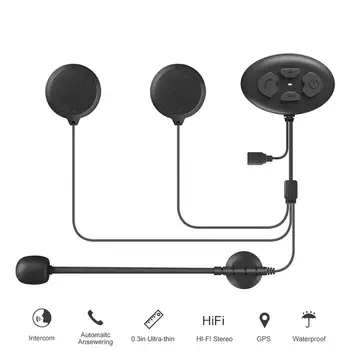 

DK12 2PCS Helmet Intercom Motorcycle Wireless Intercom Headset Intercomunicador Waterproof Interphone Headsets