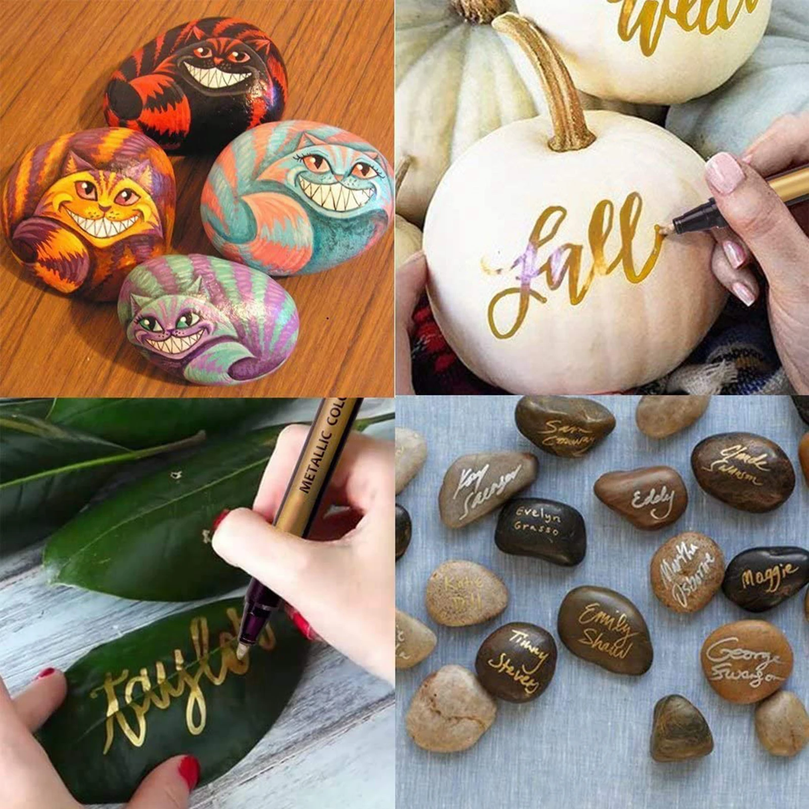 10-Pack Metallic Markers Colors Pens Art Permanent Writing Markers 10-Pack Metallic Markers Colors Pens Art Permanent Writing Markers