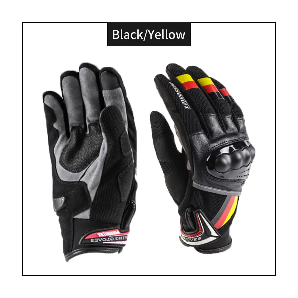 M38 Yellow Black ТПУ мотоциклетные перчатки дышащие ветрозащитные весенние Guantes мото перчатки сенсорный экран Gant мото Мотоциклетные Перчатки - Цвет: M38 Yellow Black