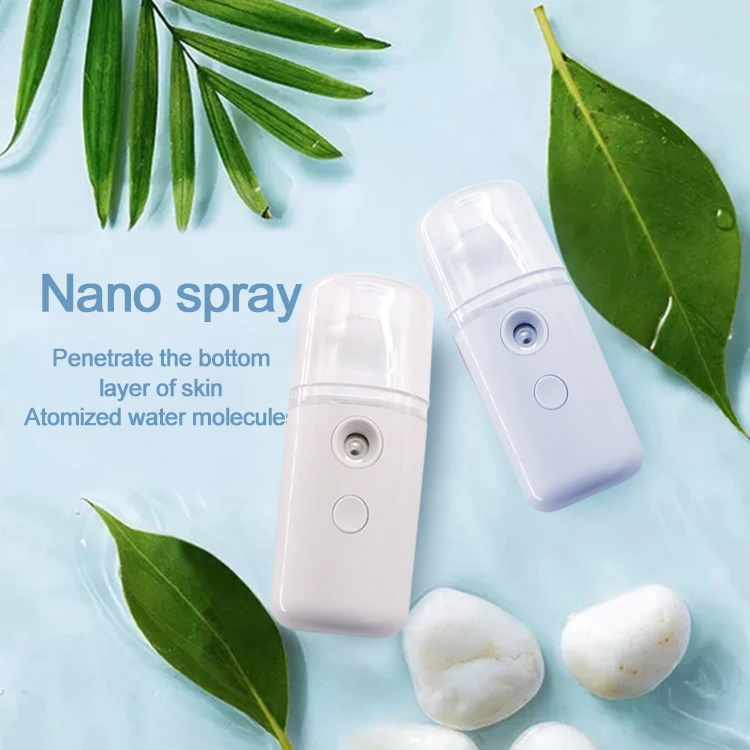 

Mini Nano Mist Sprayer USB Nebulizer Facial Vaporizer Hydrating Facial Sprayer Humidifier Anti-aging Wrinkle Women Face Care2020