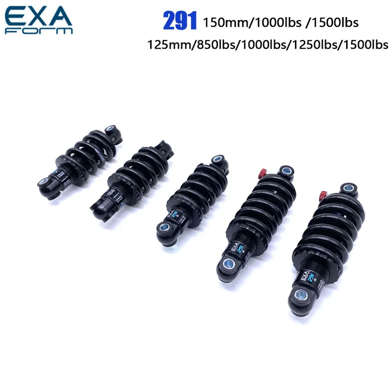 KS EXA Form 291 R Bike Schokdemper 125 150 165 Mm Verstelbare Achterschokken Voor Mtb Elektrische Scooter Motorfietsen Onderdelen