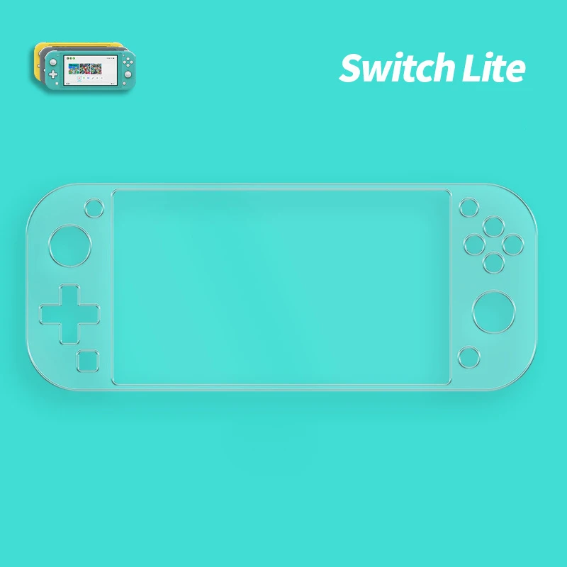 Прозрачный чехол для nintendo Switch Lite, защитные аксессуары, жесткий чехол для nintendo Switch Lite