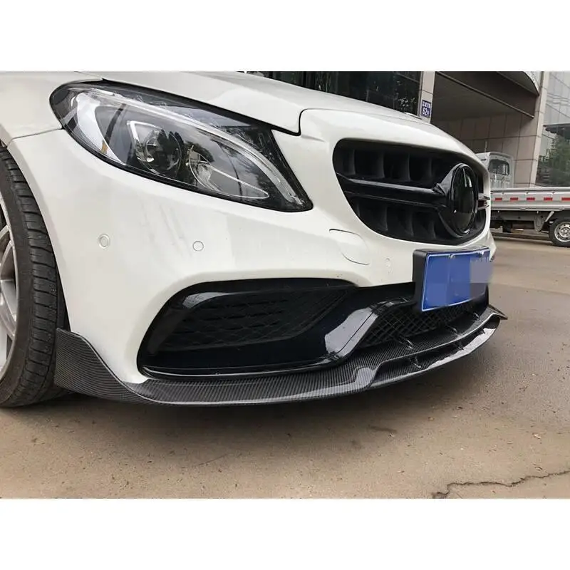 Авто защита Модификация аксессуары наклейка бампера стиль Coche автомобиль протектор Стайлинг молдинги 16 17 для Mercedes Benz C Класс - Цвет: MODEL E