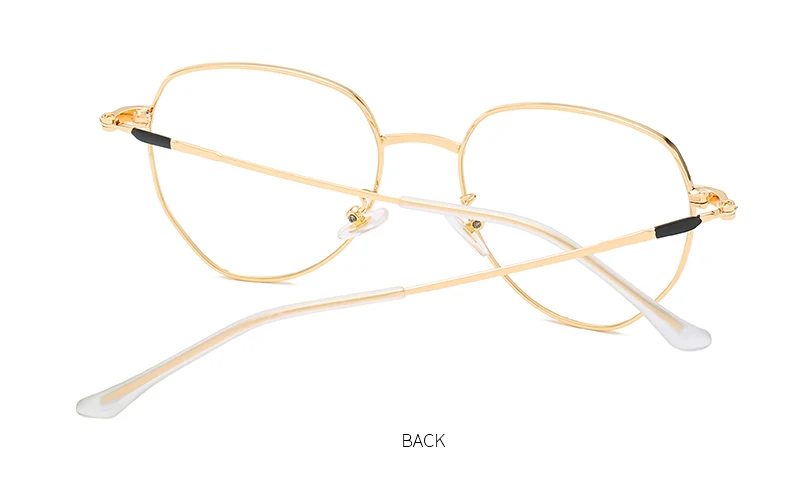 Полигон металла анти синий свет очки для мужчин женщин компьютерные очки прозрачные линзы, очки Оптические очки черный розовый Золотой оправы