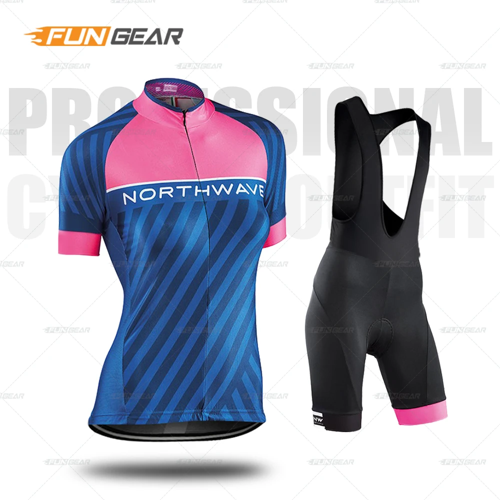 

Cycling Clothing Women Bicycle Clothes Jersey Set Short Sleeve Shirt MTB Female Biking Wear Summer Pro Sports Suit Breathable