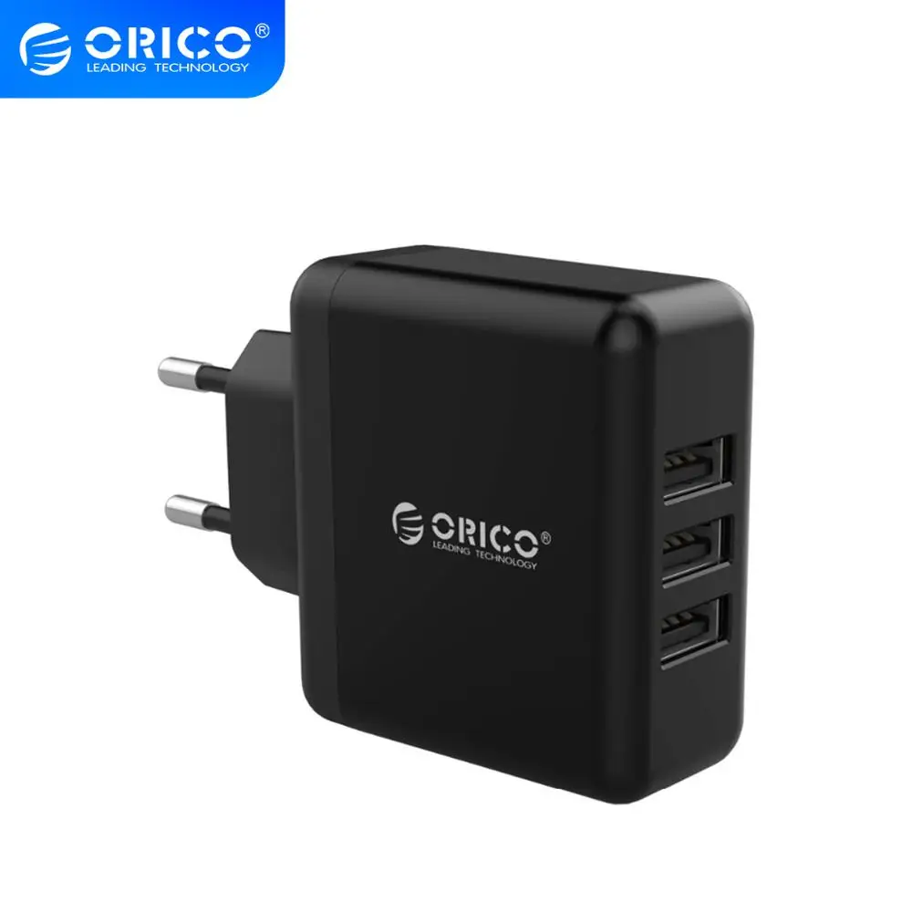 ORICO 3 порта портативное USB зарядное устройство 5V2.4A 15 Вт макс Быстрая зарядка