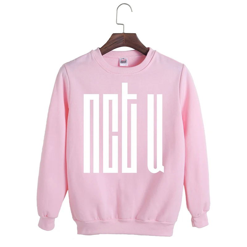 И Розовый KPOP NCT U альбом JaeHyun десять Марка с тем же абзацем одежда свободный свитер для мужчин и женщин дропшиппинг