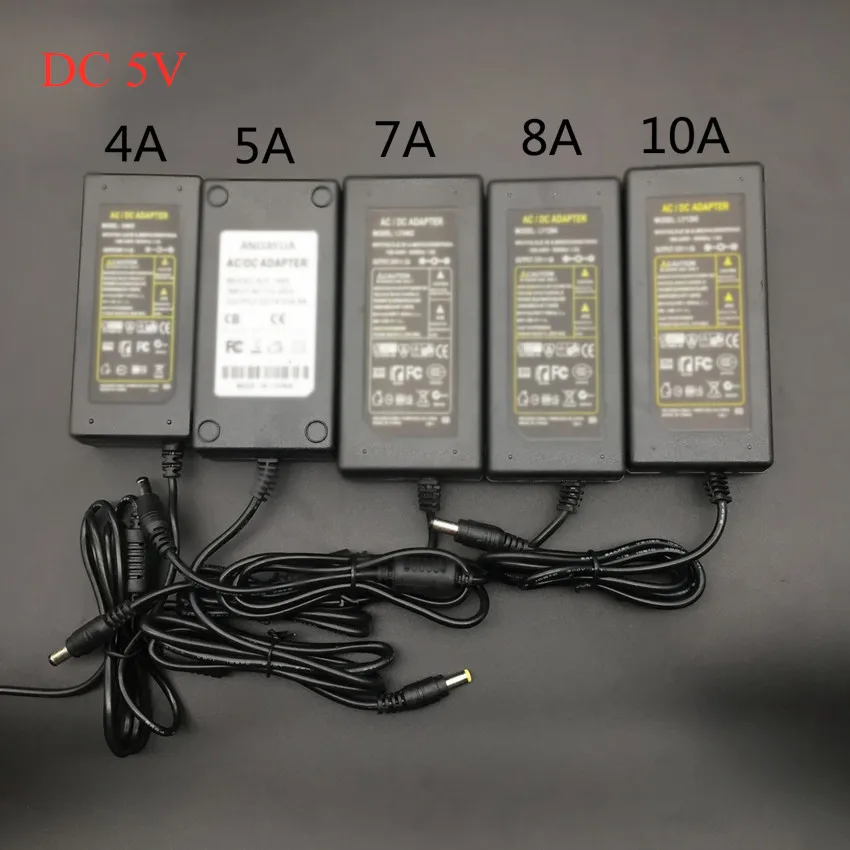 DC5V универсальный источник питания светодиодный адаптер питания 2A 3A 5A 8A 10A адаптер питания для светодиодной ленты