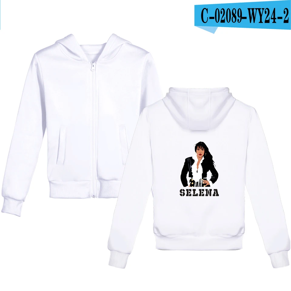 80s Singer selena quintanilla/Детская толстовка на молнии, Крутая толстовка модная мягкая толстовка на молнии для мальчиков и девочек 100-150 см, детские толстовки, толстовка - Color: WY24