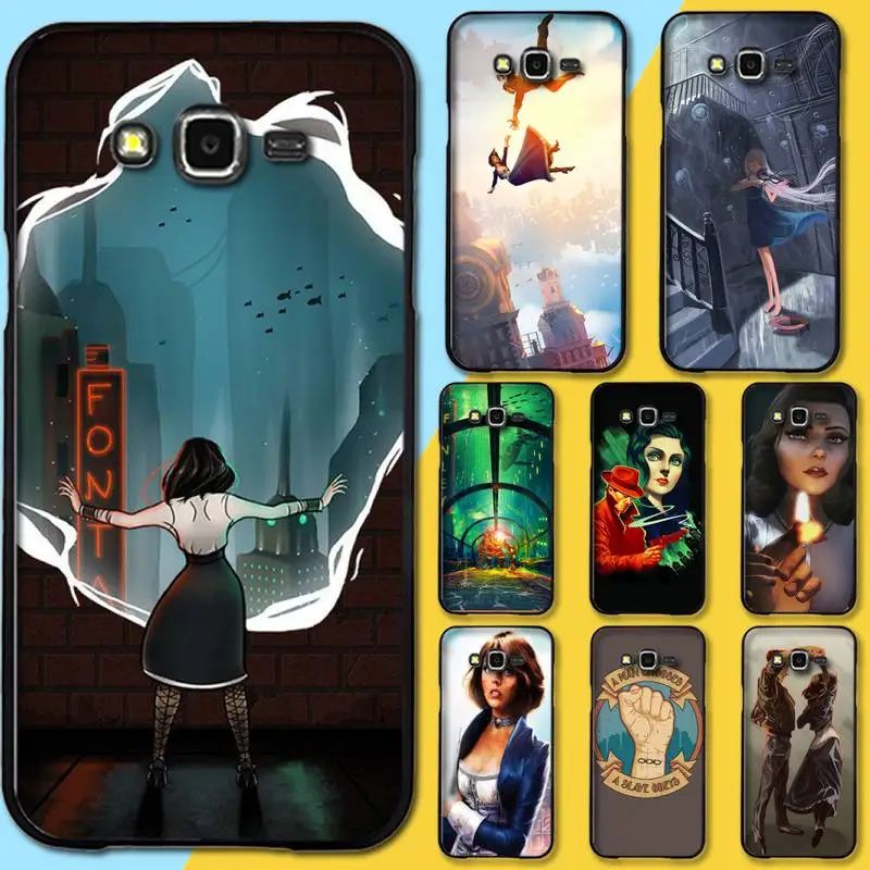 Горячая продажа Bioshock Бесконечный милый черный ТПУ мягкий чехол для телефона Samsung