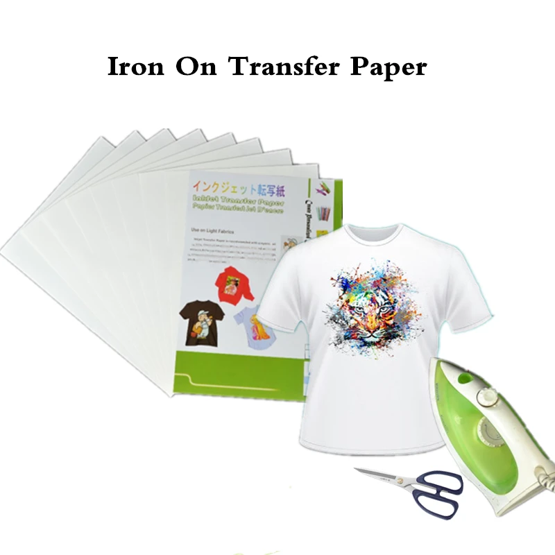 Inkjet T-shirt Cotton 90% - 100% Heat Transfer Paper For Dark Fabric, 8.26  X 11.7 (a4), Personalized Diy Transfer Paper Sheets - Transfer Paper -  AliExpress