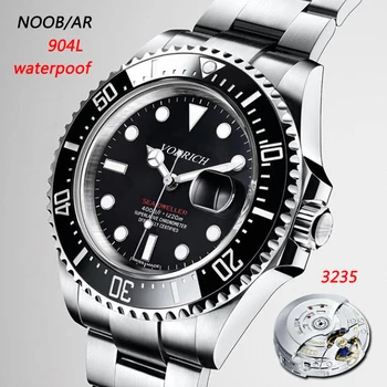 

Men's mechanical watch Sea-Dweller 126600 Noob v10 904L stainless steel 3235 movement ARF v3 2824 movement AAA waterproof watch