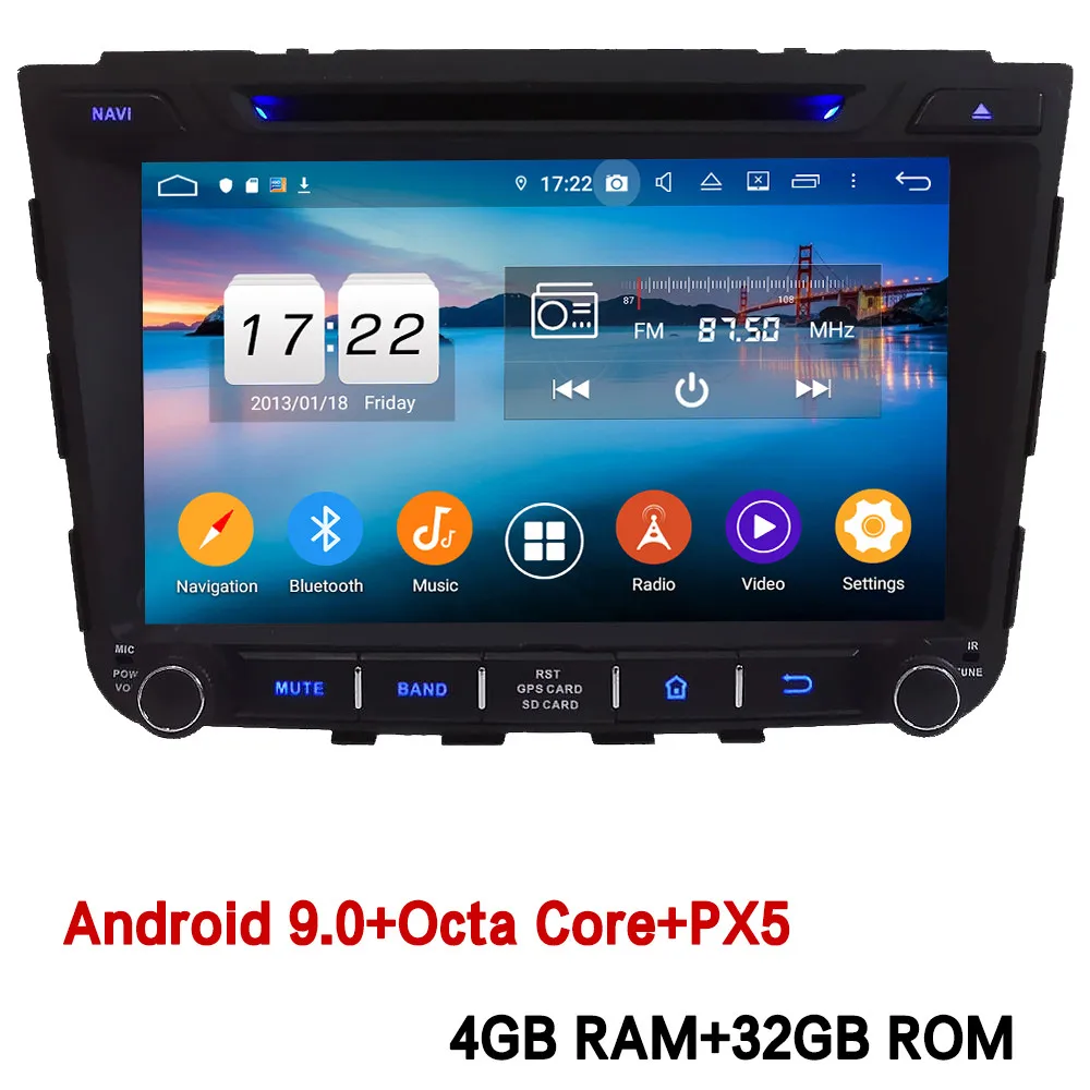 4GB RAM x 32GB ROM Klyde ips 4G wifi Android 9,0 Восьмиядерный 4 Гб ОЗУ 64 Гб ПЗУ BT DSP автомобильный DVD мультимедийный плеер радио для hyundai Creta IX25 - Цвет: 4GB RAM x 32GB ROM