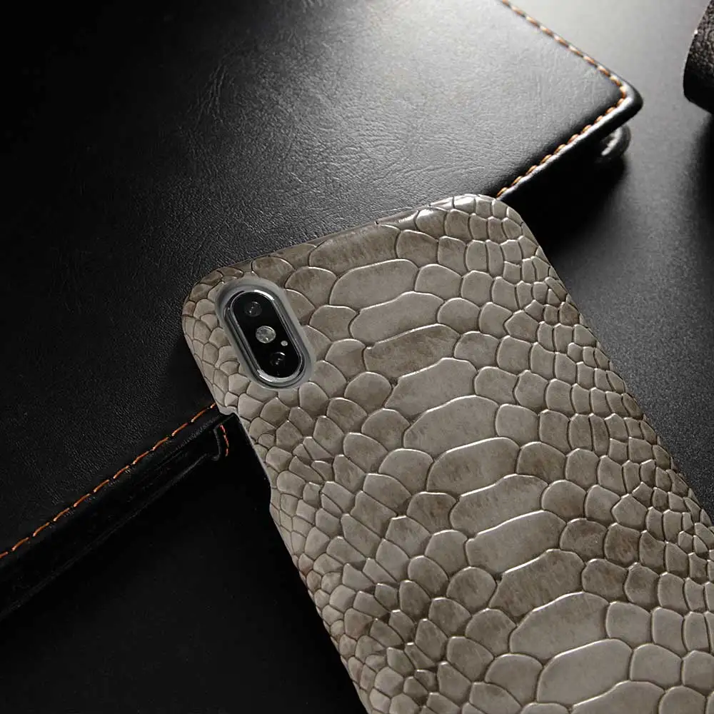 Змеиная кожа кожаный чехол для телефона для iphone XS Max X 8 7 6 6s твердая обложка на заднюю панель из искусственной кожи для iphone XR X XS 7 8 6 6s Plus чехол