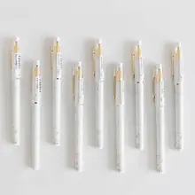 12 шт./упак. 0,5 мм Мрамор шаблон гель черные чернила для ручек ручка студенческие канцелярские принадлежности для школьных принадлежностей для офиса письменные инструмент