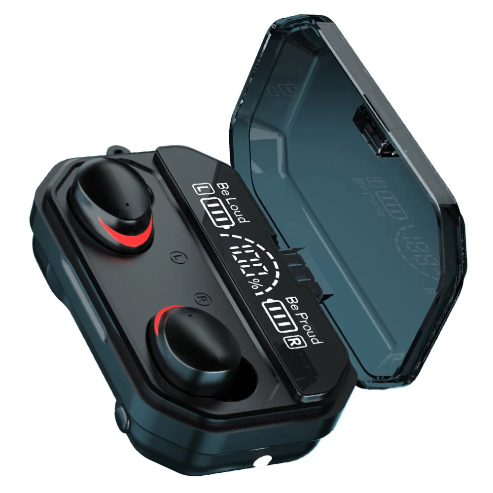 

1 Set 2000 Mah Headphones Wireless Headset Battery Display Smart Touch Headset