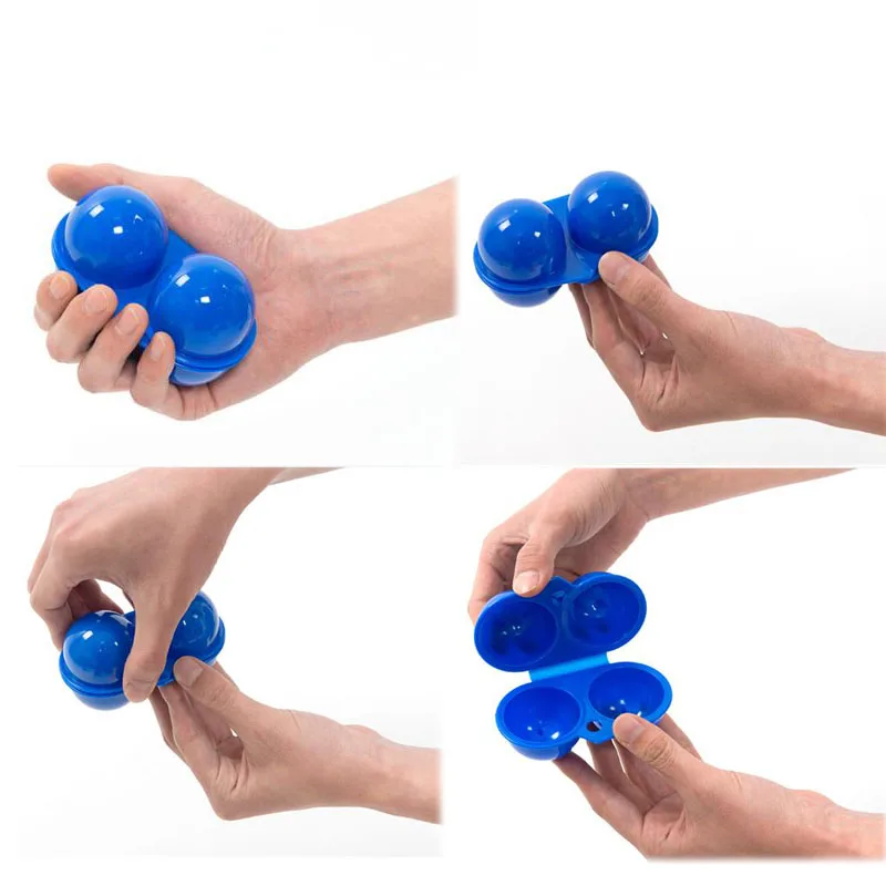 Portable Egg Storage Box 2 Trays Egg Case Carrier Container Hard Boiled Holder Camping Carrier for Barbecue Camping