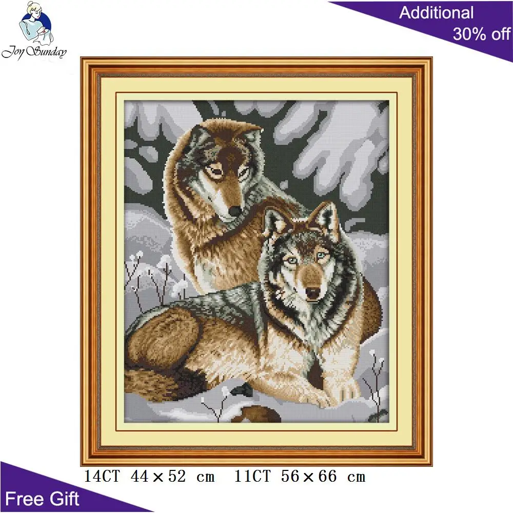 Joy Sunday Собака Декор для дома D816D825D850D866 (2) D873 Щенячий щенок снежные волки три щенка