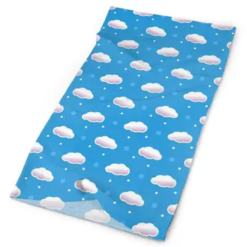 

O-X_X-O Clothing Accessories Cartoon Cloud Headband - Multifunctional Microfiber Sports Headwear - Works as Scarf/Face Mask/Neck