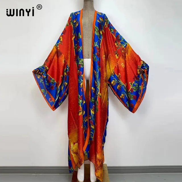 Europe WINYI new tunic bikini sweet lady pink boho Cardigan stitch Cocktail sexcy Boho Maxi Holiday Batwing Sleeve KIMONO mujer 25